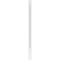 Ekena Millwork Fluted PVC Pilaster w/Standard Capital & Base, 4"W x 82"H x 2"P PILP04X082FL01-2 - alternate 5